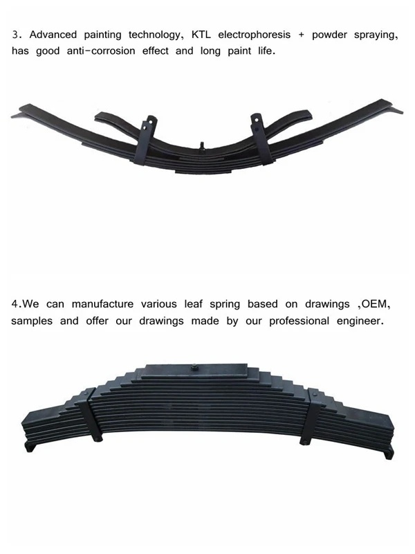 89709244501 leaf spring suspension for Isuzu truck spare parts