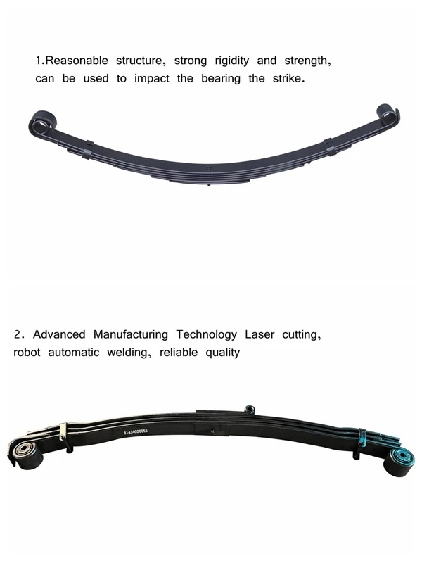 89709244501 leaf spring suspension for Isuzu truck spare parts